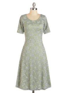 Sage Presence Dress  Mod Retro Vintage Dresses