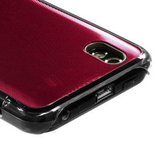 MYBAT LGLS855HPCBKCO005NP Premium Metallic Cosmo Case for LG LS855 (Marquee)   1 Pack   Retail Packaging   Red Cell Phones & Accessories