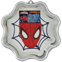 Novelty Cake Pan   Spider man 9.5 X14 X2