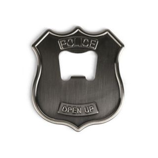 Kikkerland Stainless Steel Bottle Opener BO08 / BO11 / BO13 Type Police Badge