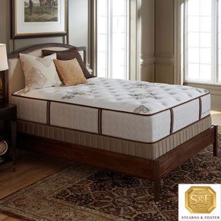 Stearns and Foster Stearns And Foster Estate Firm Tight Top Queen size Mattress Set White Size Queen