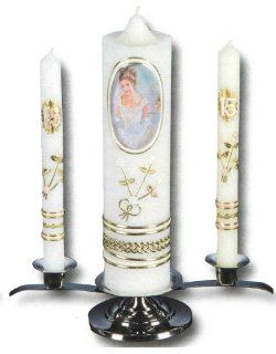 Shop Quinceanera Candle Set   Metal Base, Silver Base at the  Home Dcor Store
