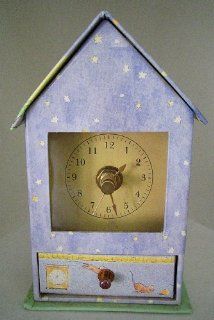 1994 Laura Ashley Nursery Rhyme Clock/Trinket Box   Childrens Clocks