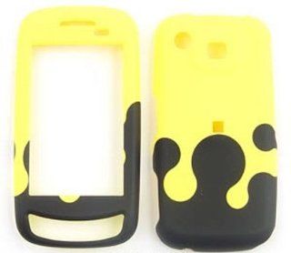 Samsung Impression A877 Milk Drop, Yellow and Black Hard Case/Cover/Faceplate/Snap On/Housing/Protector Cell Phones & Accessories