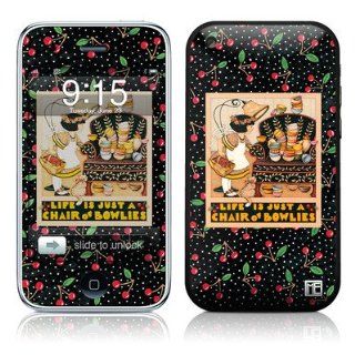 Chair of Bowlies Design Protector Skin Decal Sticker for Apple 3G iPhone / iPhone 3GS 3G S Cell Phones & Accessories