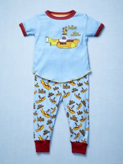 Yellow Submarine 2 Piece Pajama by Rowdy Sprouts