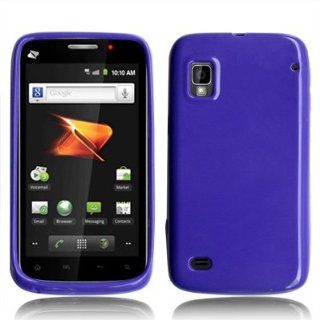 Solid Purple Flexible and Soft TPU Silicon Case for ZTE N860 by ThePhoneCovers Cell Phones & Accessories