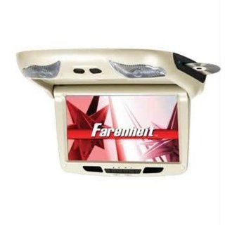 Farenheit MD 880CMBG Ceiling Mount 8.8 Inch Widescreen Monitor/DVD Player Combo   Beige  Vehicle Overhead Video 