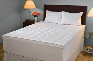 SensorPEDIC Supreme Memory Foam Bed Topper, Full   Mattress Pads