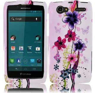 Motorola Yangtze Electrify 2 AKA XT881 Design Cover   Elite Flower Cell Phones & Accessories
