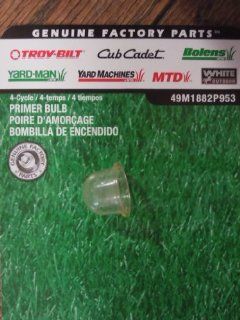Troy Bilt 4 cycle premier bulb replacement 49m882P953   Home And Garden Products