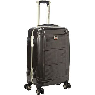 Mancini Leather Goods 20 Ultra Lightweight Polycarbonate Spinner Luggage with heavy duty aluminum frame