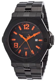 Renato 50WB O 50WB R515  Watches,Mens Limited Edition Wilde Beast GMT Black Steel Orange Accents, Limited Edition Renato Quartz Watches