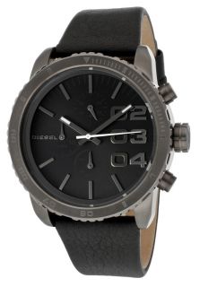 Diesel DZ5329  Watches,Womens Chronograph Black Dial Black Genuine Leather, Chronograph Diesel Quartz Watches
