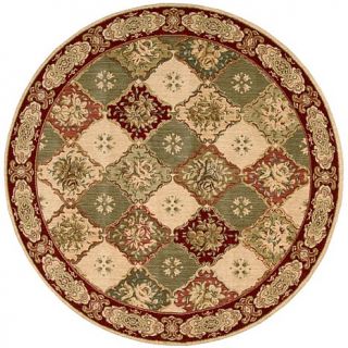 Andrea Stark Hotel 100% Wool Round Rug 5ft 9In