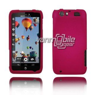 VMG For Motorola Atrix HD MB886 (AT&T Version) Cell Phone Matte Faceplate Hard Case Cover   Hot Pink Cell Phones & Accessories