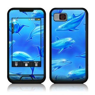Swimming Dolphins Design Protective Skin Decal Sticker for Samsung Eternity SGH A867 Cell Phone Cell Phones & Accessories