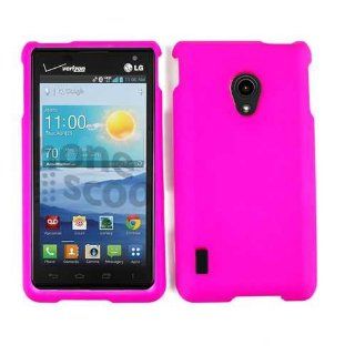 For Lg Lucid 2 Vs870 Pearl Purple Rubber Spray Hard Phone Case Accessories Cell Phones & Accessories