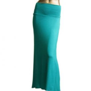 Azules Women's Rayon Span Maxi Skirt