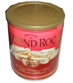 Brown and Haley Almond Roca Buttercrunch Toffee 29oz./822g Gift Cannister  Toffee Candy  Grocery & Gourmet Food