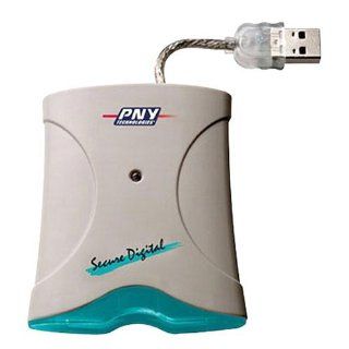 PNY Single Slot SD   MMC Card Reader  Camera Power Adapters  Camera & Photo