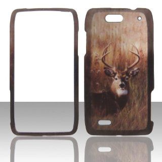 2D Buck Deer Motorola Droid 4 / XT894 Case Cover Phone Hard Cover Case Snap on Faceplates Cell Phones & Accessories