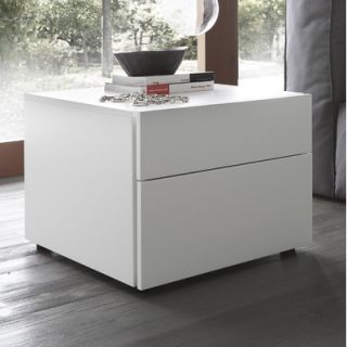 Rossetto USA Start 2 Drawer Nightstand T411201000001/T4112010000LB Finish White