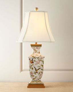 Chinoiserie Porcelain Lamp