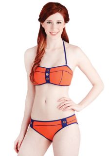 Talk of the Dock Swimsuit Top  Mod Retro Vintage Bathing Suits