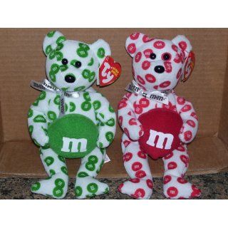 TY Beanie Baby   RED the M&M's Bear (Walgreen's Exclusive) Toys & Games