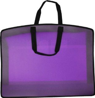 Filexec Carry All Bag, In Side Pocket, Business Card Slot, Zippered Closure, Purple (34954)  Office Supplies Organizers 