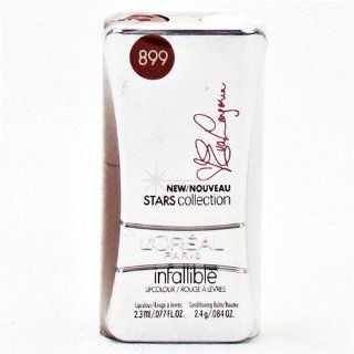 Loreal Eva Longoria 2 Step Infallible LipColor 899 (1) each  Cosmetic Bags  Beauty