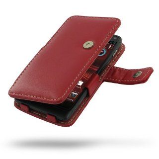 Motorola Electrify M Leather Case   XT901   Book Type (Red) by PDair Electronics