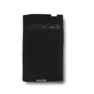 SOGA(TM) Black Silicone Rubber Skin Case Cover for StraightTalk, Net 10 LG Optimus Logic L35G / Dynamic L38C / Optimus L3 E400 Accessories [SWB295] Cell Phones & Accessories