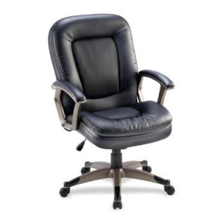 Lorell Mid Back Office Chair in Black LLR69519