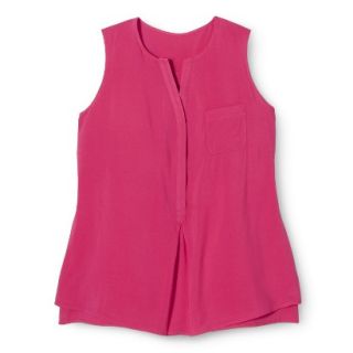 Pure Energy Womens Plus Size Sleeveless Top   Pink 1X