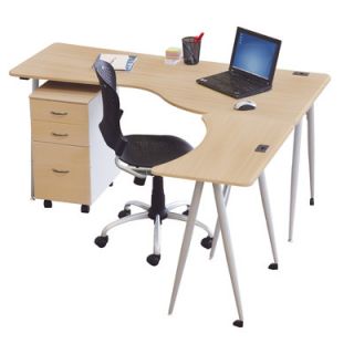 Balt IFlex L Shape Desk Office Suite 9005 / 9006