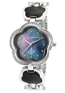 Ted Lapidus A0554RNPXSM  Watches,Womens Silver Tone Steel Black MOP Dial, Fashion Ted Lapidus Quartz Watches