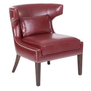 Sunpan Modern Napolitana Slipper Chair 3082 Color Oxblood