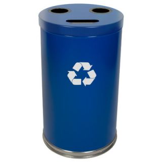 Witt 18 W Recycling Unit with Three Openings 18RT Color Blue