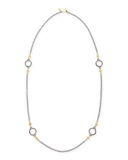 Midnight Heraldry Necklace with Diamonds, 31   Armenta