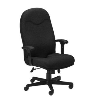 Mayline Comfort High Back Office Chair with Arms 9413AG Finish Black