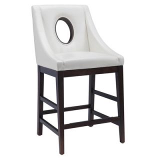 Sunpan Modern Studio 26 Bar Stool with Cushion 22036 / 22038 Seat Color Ivory
