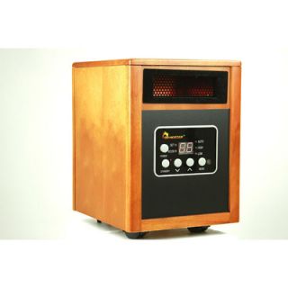 Dr. Infrared Heater 1,500 Watt Infrared Cabinet Space Heater with Remote Cont