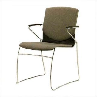 Source Seating Zag Leather Guest Side Chair 649