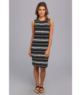Vince Camuto S/L Duet Stripe Dress Womens Dress (Black)