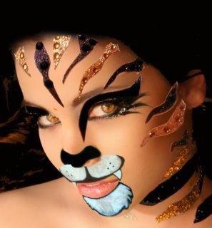 Xotic Eyes Tigress Glitter Professional Eye Make up Costume Accessory Toys & Games