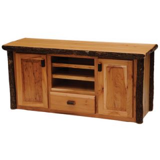 Fireside Lodge Hickory 62 TV Stand 84260 Finish Traditional