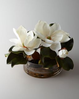 Magnolia Grandflora Faux Arrangement   John Richard Collection