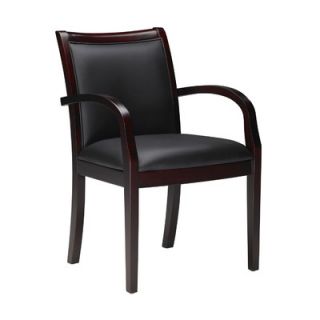 Mayline Corsica Wood Guest Chair 7 (Set of Two) VSC7A Finish Mahogany with B